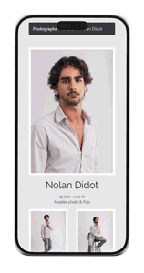 Aperçu book en ligne sur smartphone