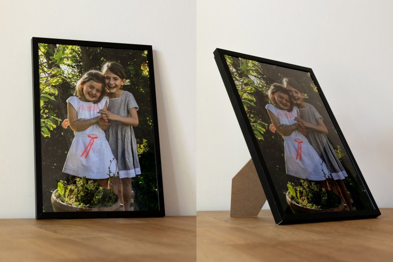 Tirage format A4 sous cadre 21x30 cm