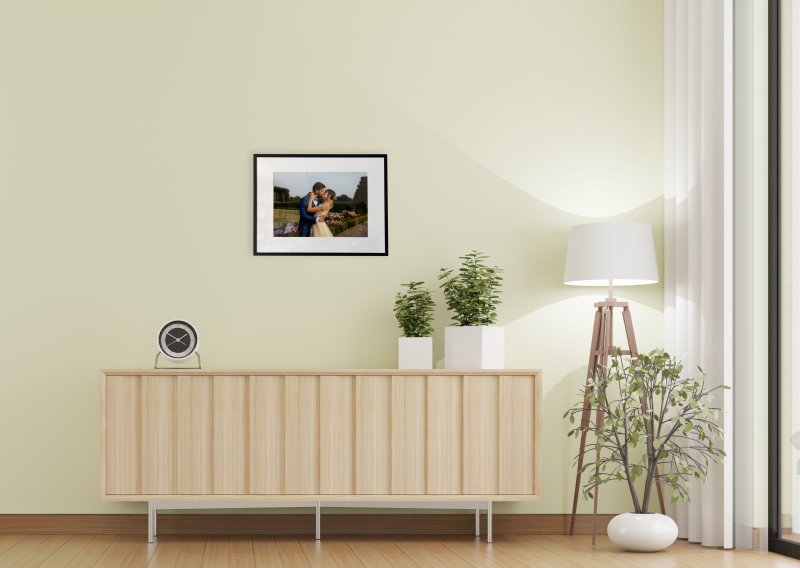 Cadre 30x40 cm avec passe-partout en situation