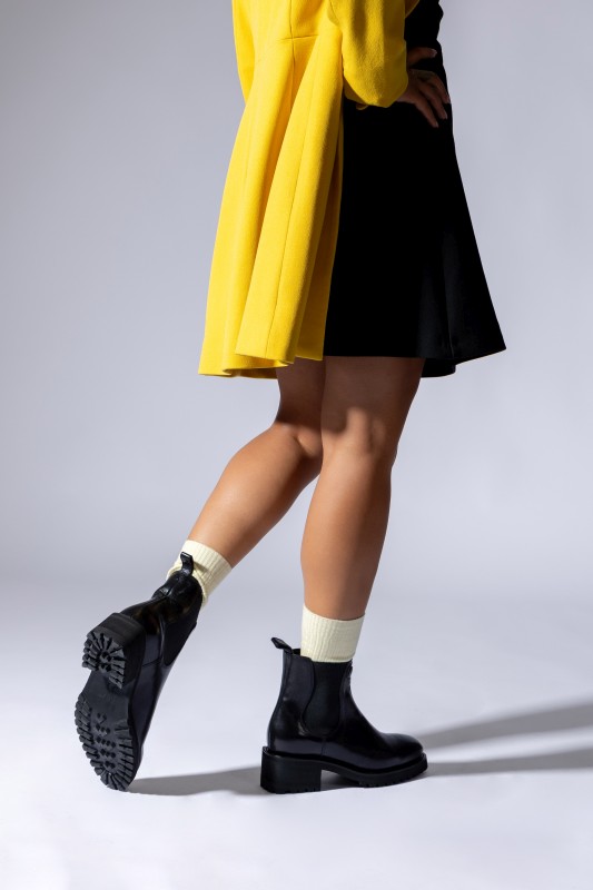 Modèle Mogador - Studio Manteau jaune